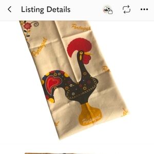 💕Vintage Souvenir Portugal Kitchen Towel